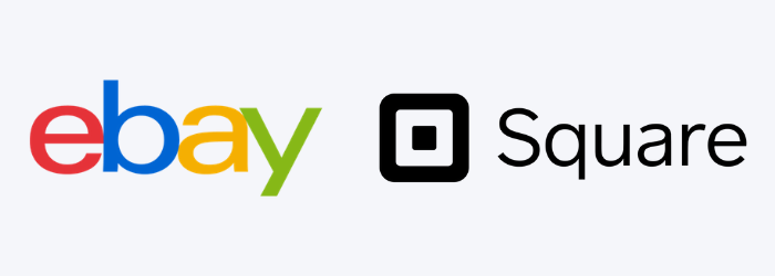 eBay and Square logos