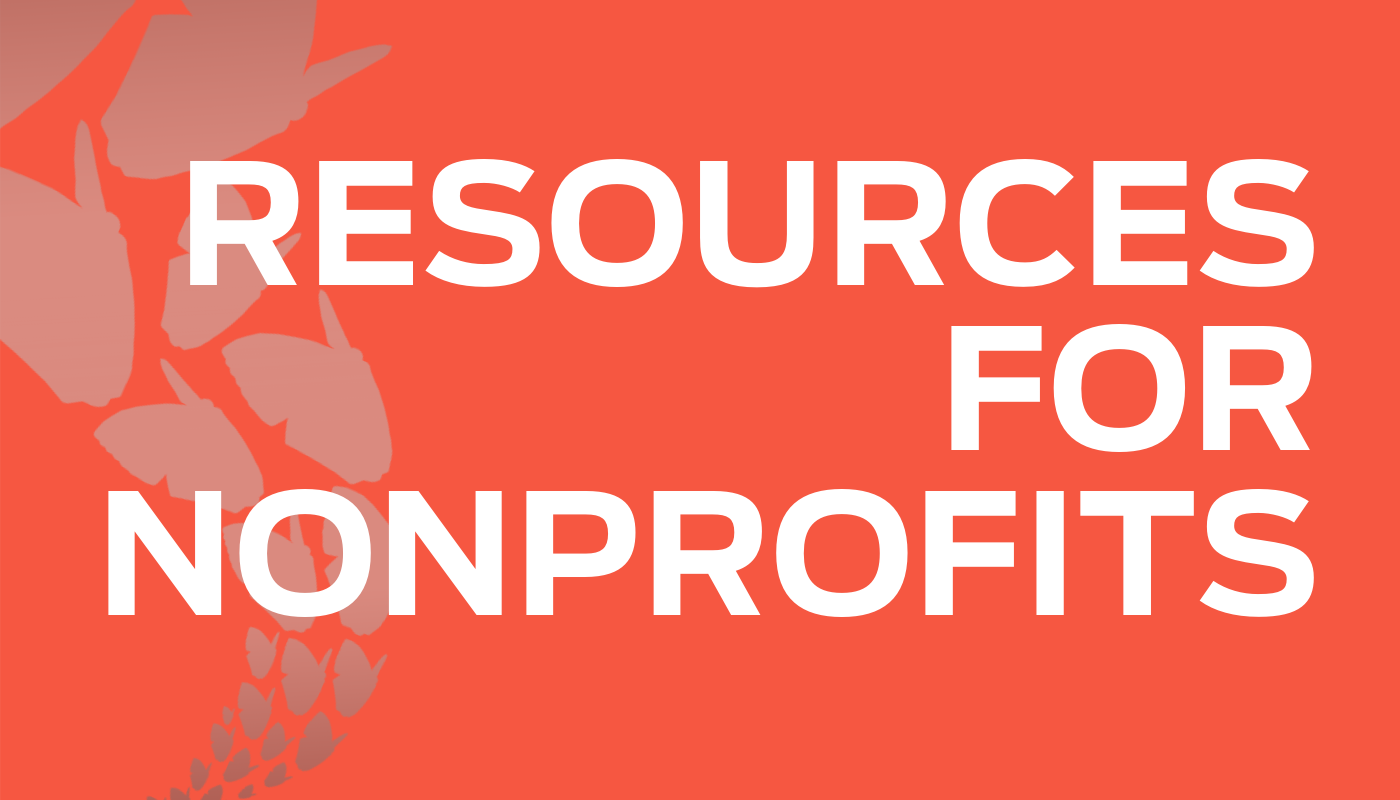 cover image for resources for nonprofits