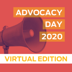 graphic for Advocacy Day 2020 Virtual Edition