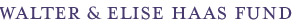 Walter and Elise Haas Fund Logo