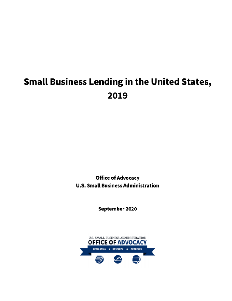 Small Business Lending, 2019