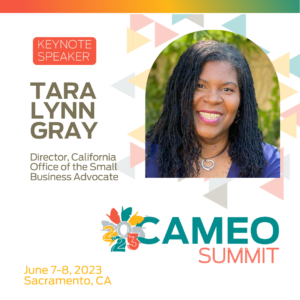 Tara Lynn Gray as keynote speaker at CAMEO Summit