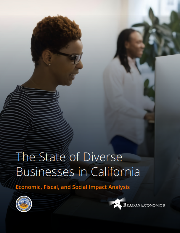 Cover page of report "The State of Diverse Businesses in California"