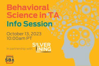 Behavioral Science in TA - Info Session