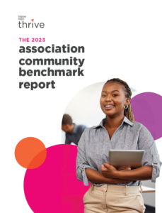 cover page for Association Community Benchmark Report