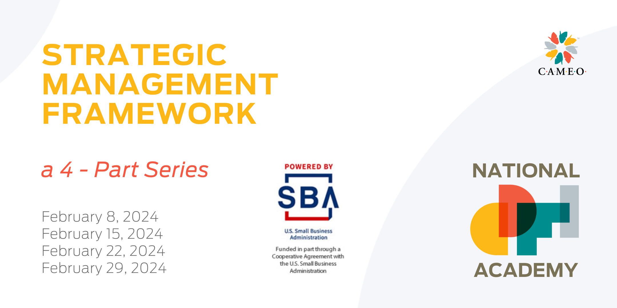 Strategic Management Framework Course Series