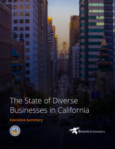 cover page of The State of Diverse Businesses in California