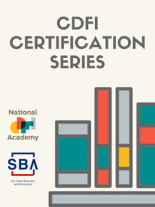 CDFI Certification Series
National CDFI Academy logo
SBA logo
