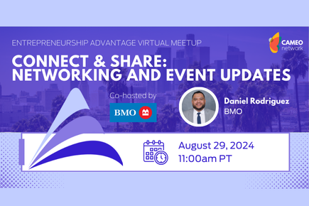 August Entrepreneurship Advantage Virtual Meetup