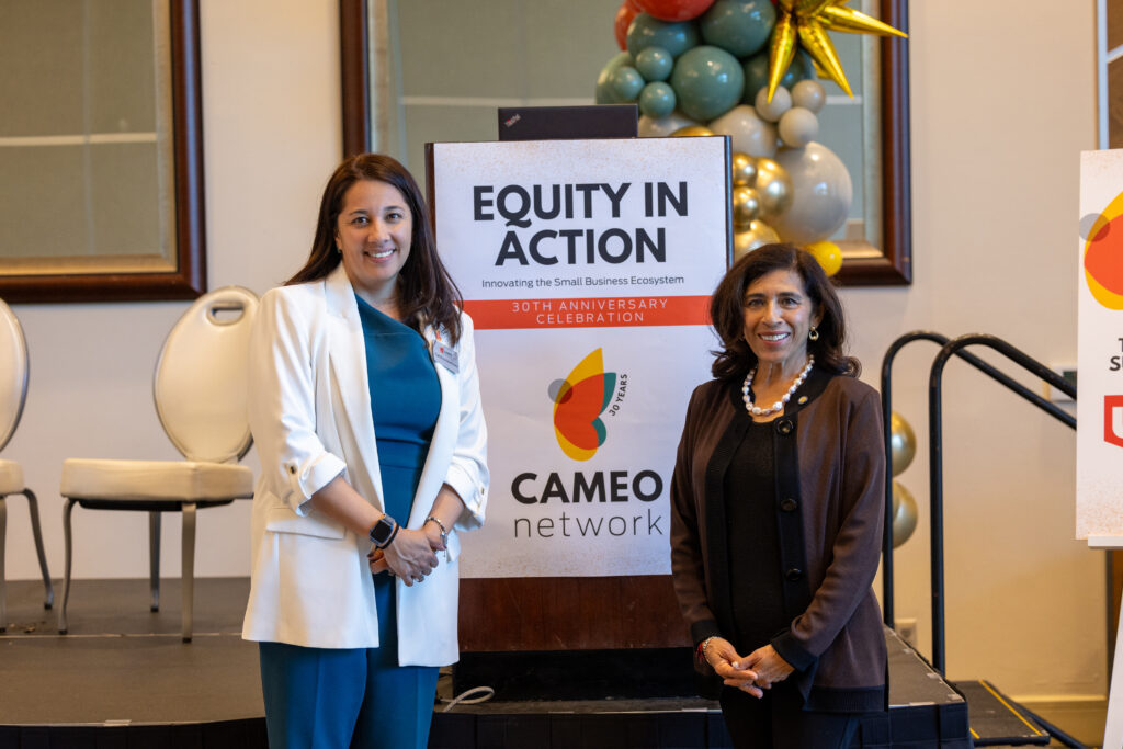 Carolina Martinez with SBA Regional Director Elmy Bermejo