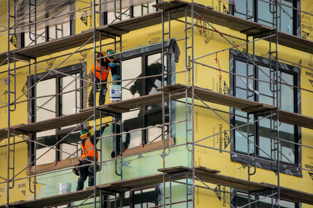 Construction project in West Oakland