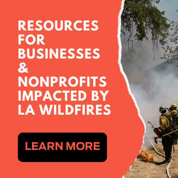 Resources for businesses and nonprofits impacted by wildfires. Learn more.