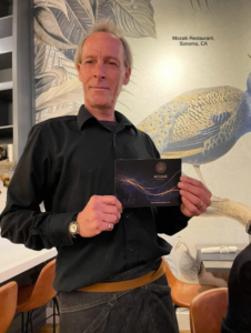 Mozaic Restaurant, Sonoma CA