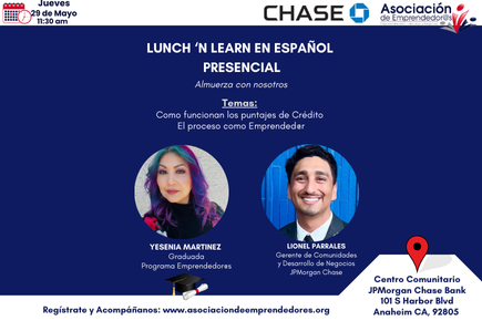 Lunch 'n Learn en Español en colaboración con JPMorgan Chase