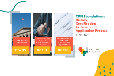 CDFI Foundations: History, Certification Criteria, and Application Process