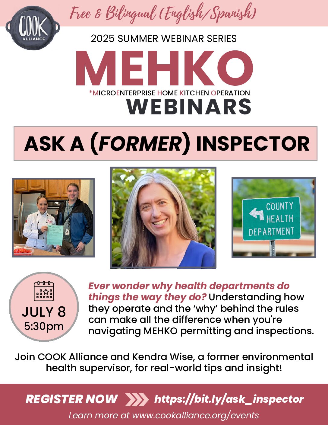 Summer MEHKO Webinar: Ask a (Former) Inspector