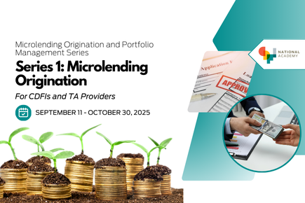 Series 1: CDFI Microlending Origination and Portfolio Management Series