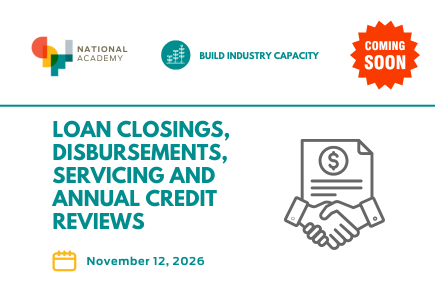 Loan Closings, Disbursements, Servicing and Annual Credit Reviews